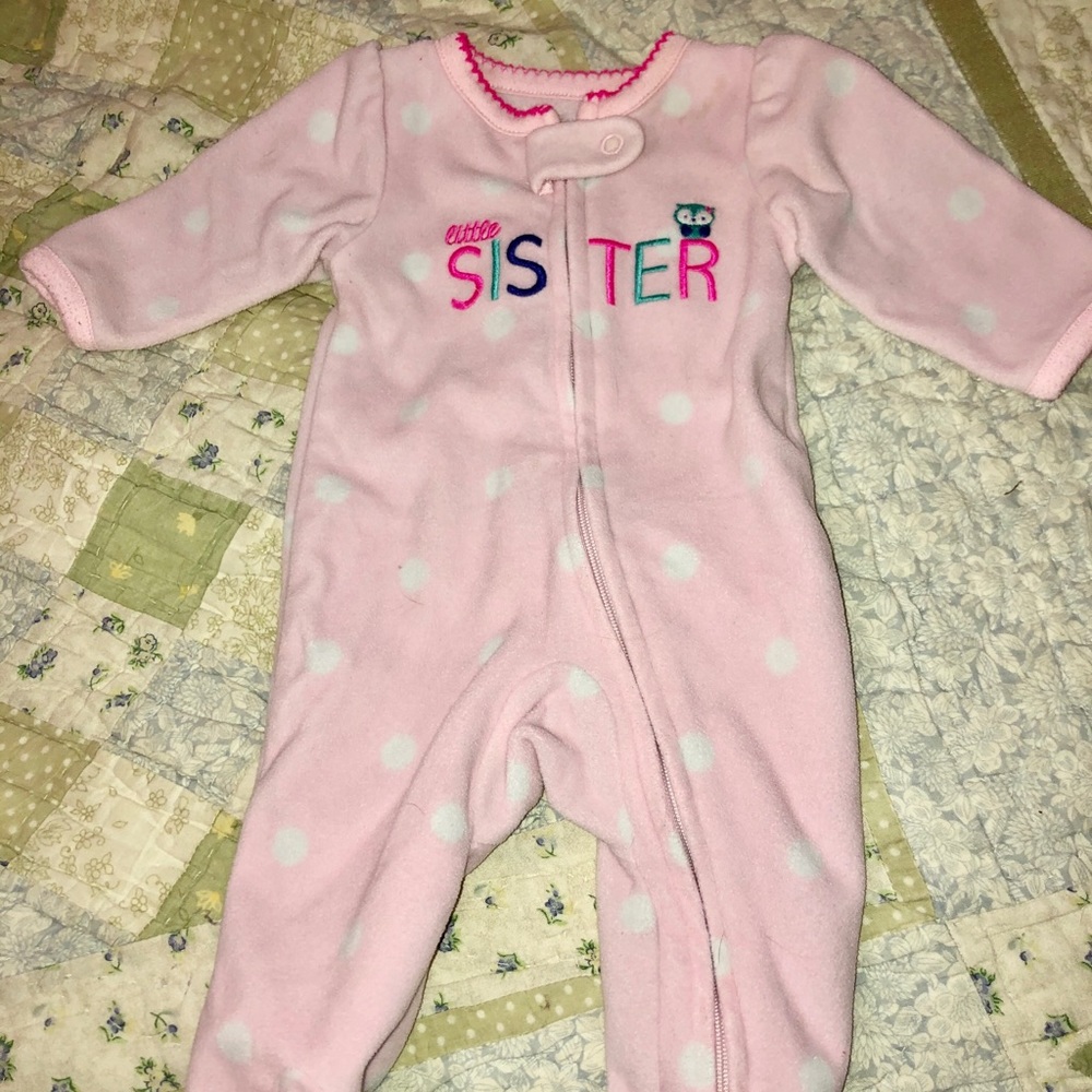 Newborn pajama onsie